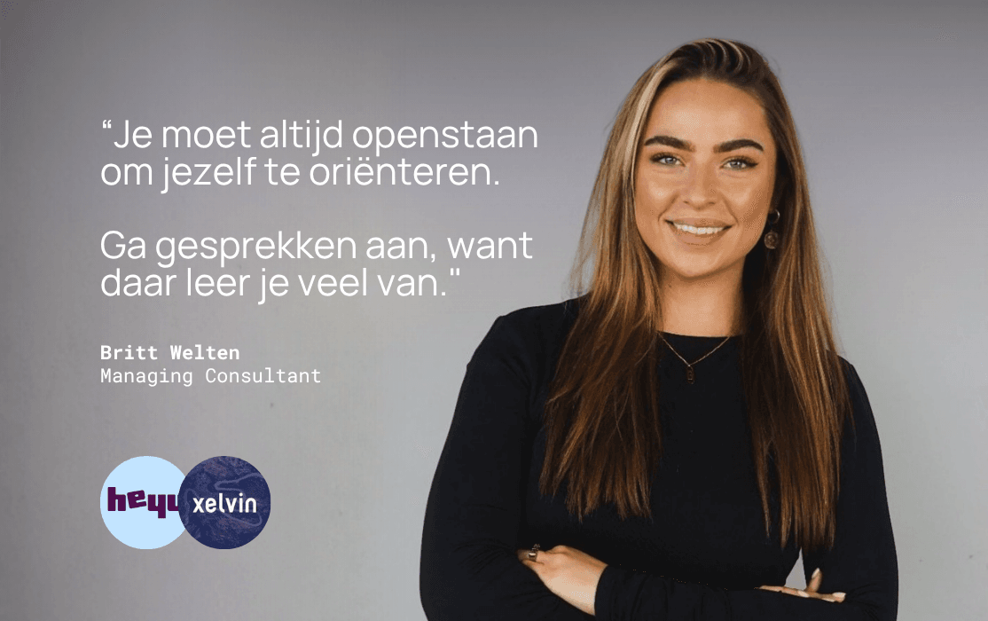 Britt vond haar nieuwe baan binnen twee maanden