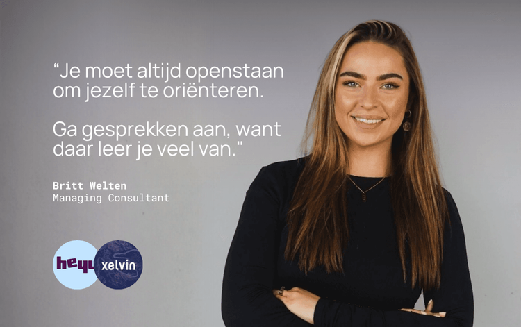 Britt vond haar nieuwe baan binnen twee maanden